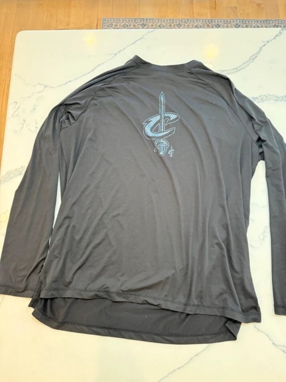 NBA Cleveland Cavaliers Black Long Sleeve Tee Mens 2XL